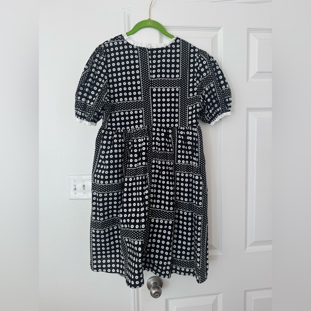 English Factory Floral Puff Sleeve Babydoll Dress - Picture 4 of 4